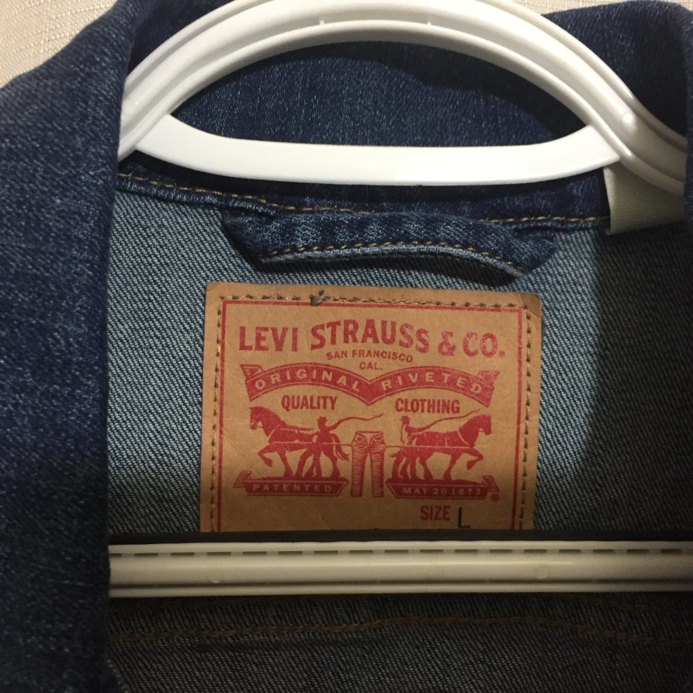 Levi Strauss Denim Jacket Youth Large - Picture 3 of 4